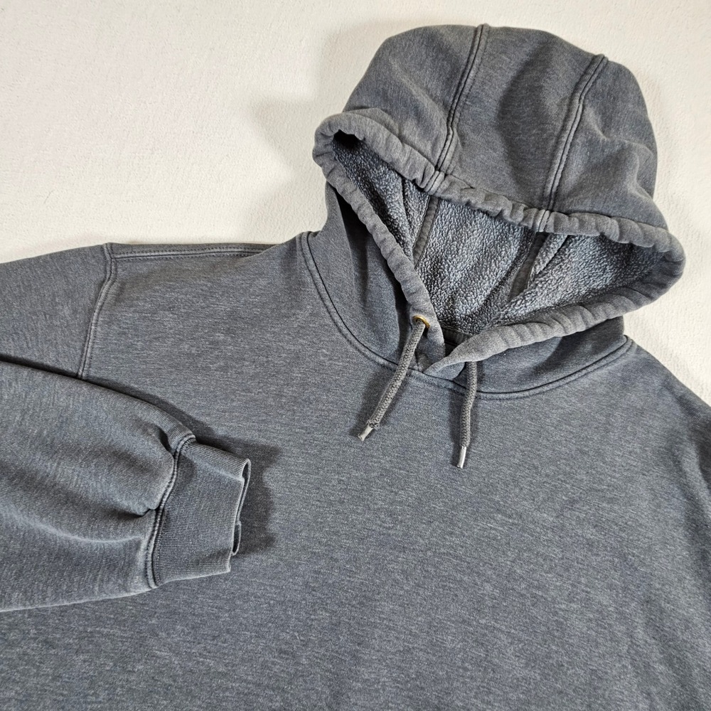 Carhartt Hoodie Men XL Tall Gray K121 CHH Midweight Pullover Workwear Sweatshirt